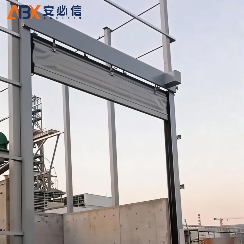 丽水软帘堆积门项目案例｜安必信工业门厂家