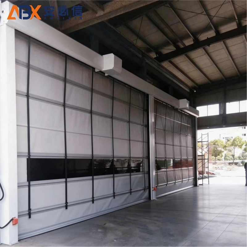 PVC 堆积门